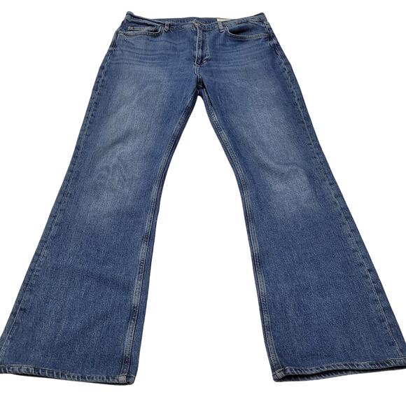 Rag & Bone Peyton high rise bootcut jeans medium wash short - Picture 1 of 12